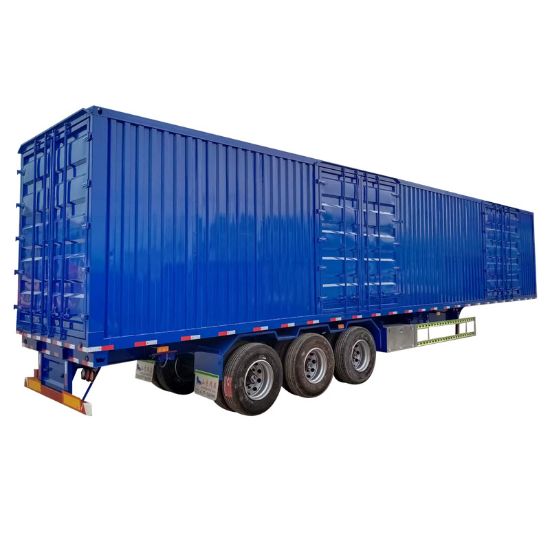图片 Container trailers, box trucks, logistics transport vehicles, cargo long-distance transportation, semi-trailers, container trailers