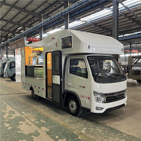 图片 Commercial beer, cold drink vans, mobile bread and dessert baking trucks, roadside breakfast fried skewer trucks, ice cream trucks
