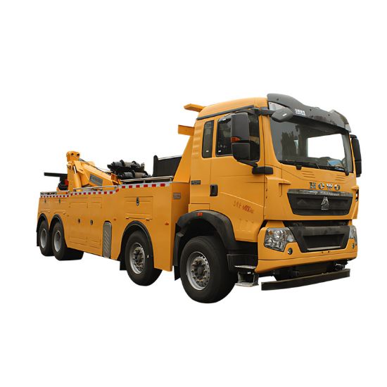 图片 Factory direct sales of heavy duty truck front four after eight 25 ton wrecker highway accident rescue vehicle price