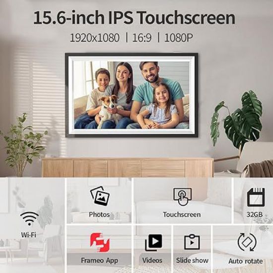 图片 Digital photo frame 10.1 inch 15.6 inch wifi touch HD electronic cloud album pictures video