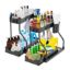 图片 Multi-layer pull-out seasoning household kitchen rack bathroom sink layered sundries storage rack wholesale