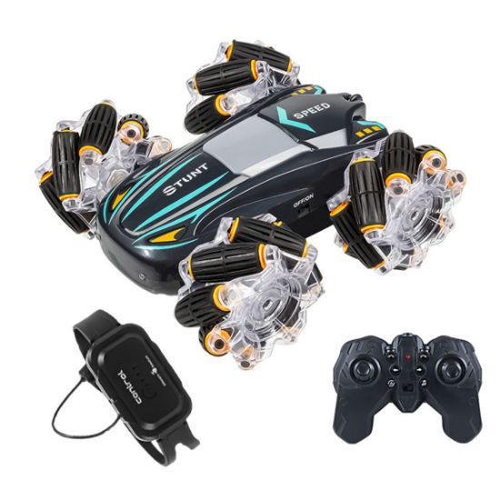 图片 Children's double-sided stunt drift remote control car four-wheel drive off-road vehicle boy car toy stall wholesale
