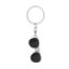 图片 New Metal Glasses Keychain Creative Black Sunglasses Car Keychain Bag Accessories Pendant Small Gift