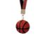 图片 Creative cute diamond basketball car keychain women's bag pendant metal key chain ring cartoon gift