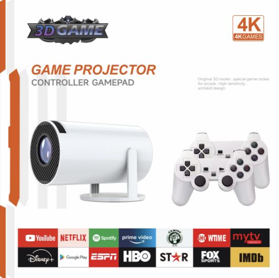 图片 Cross-border portable projector home Android projector supports game double-title mobile phone projection screen and screen theater