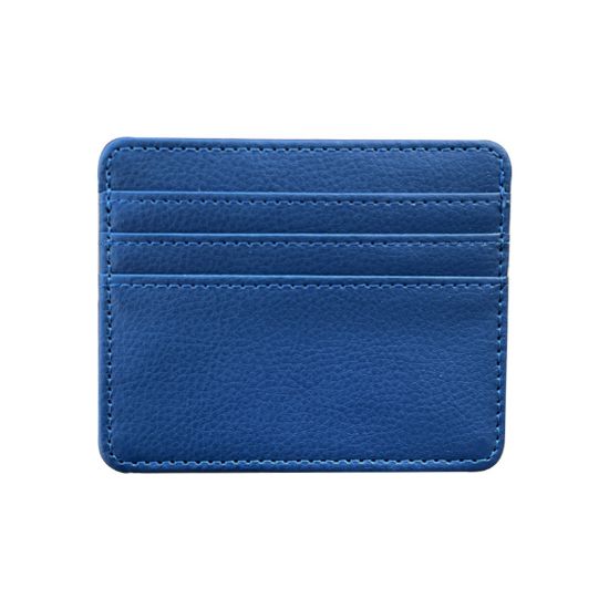 图片 Simple thin large capacity small card bag multi-function card position for men and women exquisite leather PU card clip wholesale