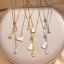 图片 Real gold electroplated tassel gourd series titanium steel necklace for women fashion versatile internet celebrity popular collarbone chain jewelry wholesale