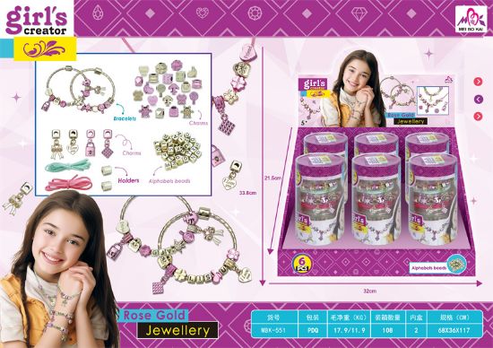 图片 Pandora-Style Beaded Bracelet, Pretend Play Toys