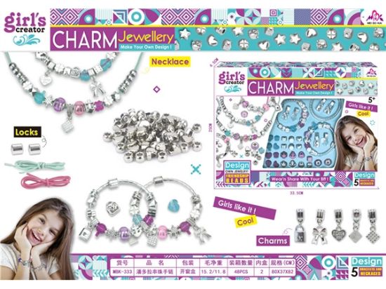 图片 Pandora Style Bead Bracelet Pretend Play Toy