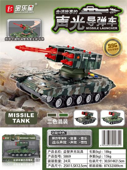 图片 Sound and light inertia missile car / sound and light music