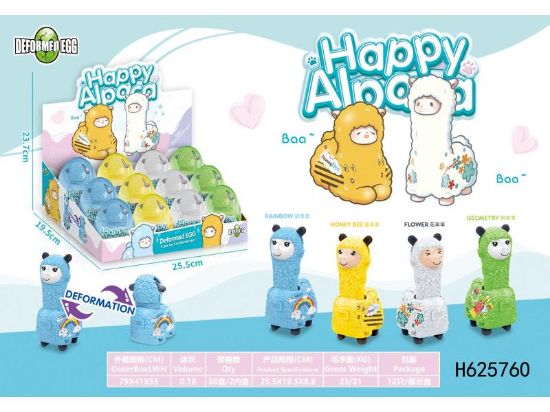 图片 Happy Alpaca Transformation Egg 4 Varieties