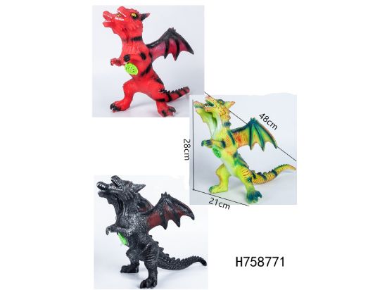 图片 Rubber Filled Double Head Dragon with IC Single Sound
