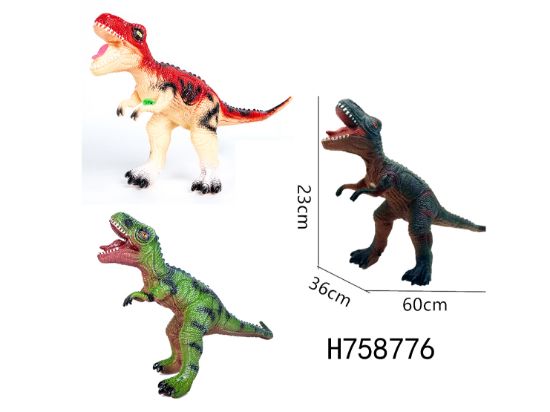 图片 Rubber Plush Large T-Rex with IC, Single Sound