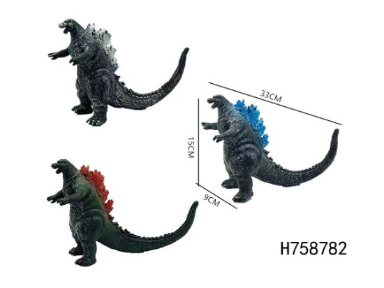 图片 Rubber Filled Soft PVC Mini T-Rex Silent