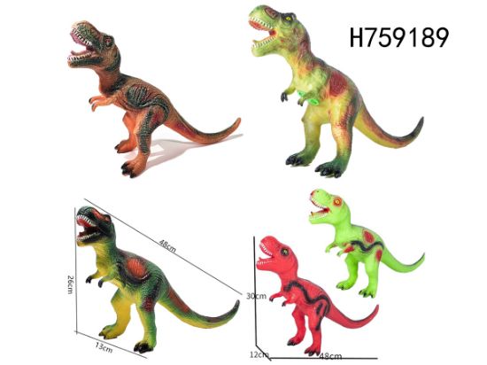 图片 Rubber Plush Giant T-Rex with IC Single Sound