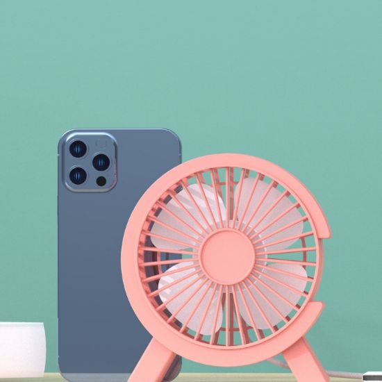 图片 Desktop Small Fan-Type C- Pink (USB Plug-in Type)