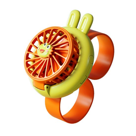 图片 Retro Small Desk Fan-Azure Nostalgic (USB Plug-in Type)