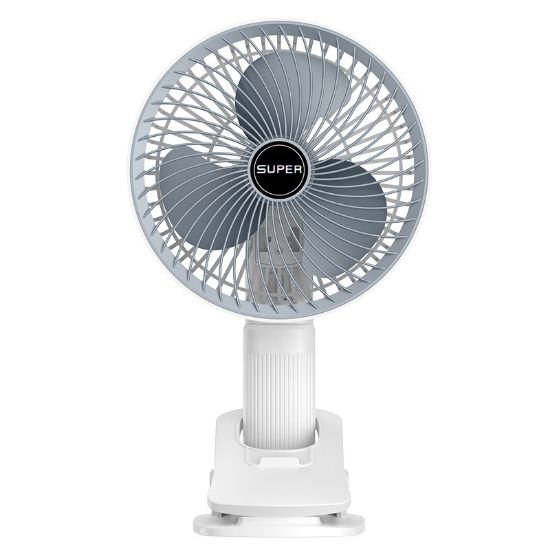 图片 Wall-Mounted Desktop Little Fan-Three-Leaf White (USB Plug-in Type)