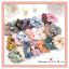 图片 New JK plaid large intestine ring hair ring Korean version ins fabric floral headband forest series ponytail satin headdress female